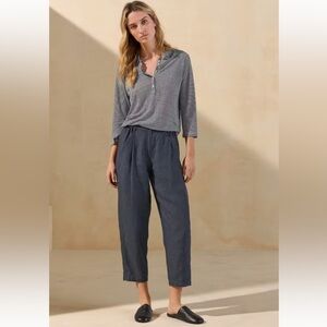 POETRY Linen Tapered Trouser
